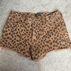 Abercrombie Cheetah Shorts